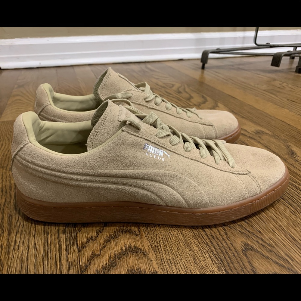 Tan Suede Pumas